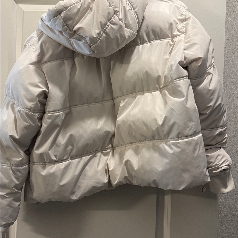 Zara Off-White Puffer Jacket - Picture 5 of 7